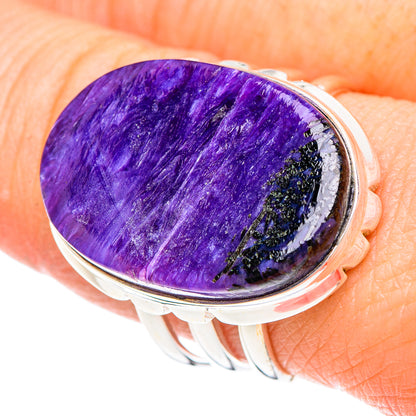Charoite Rings handcrafted by Ana Silver Co - RING90888