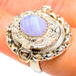 Blue Lace Agate Rings handcrafted by Ana Silver Co - RING90890