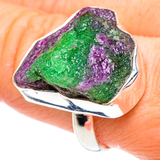 Ruby Zoisite Rings handcrafted by Ana Silver Co - RING90899