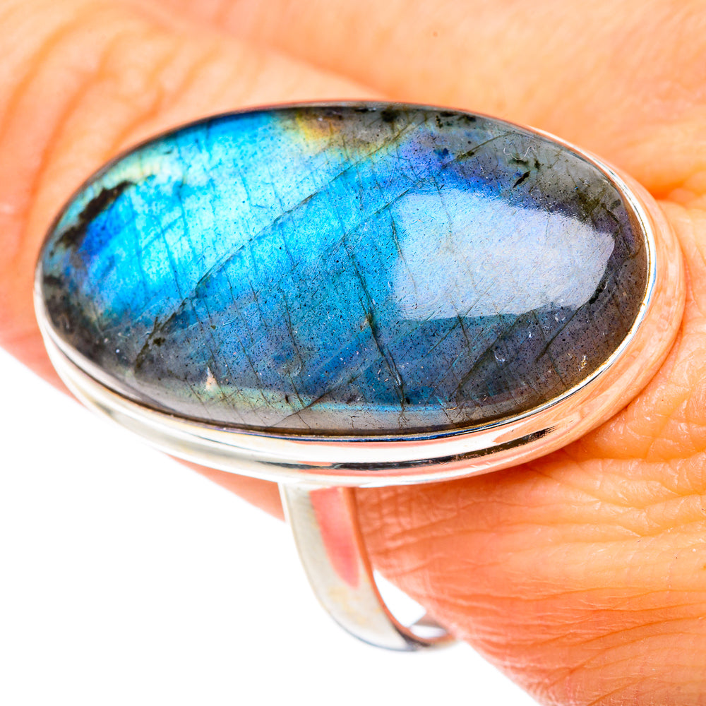 Labradorite Rings handcrafted by Ana Silver Co - RING90910