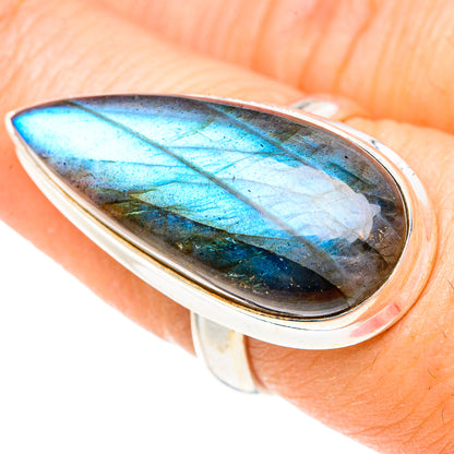 Labradorite Rings handcrafted by Ana Silver Co - RING90911