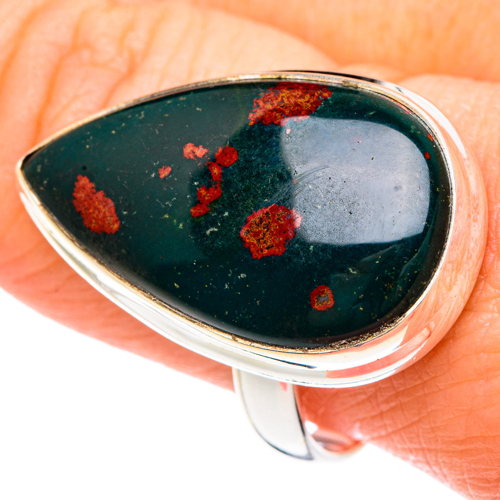 Bloodstone Rings handcrafted by Ana Silver Co - RING90920