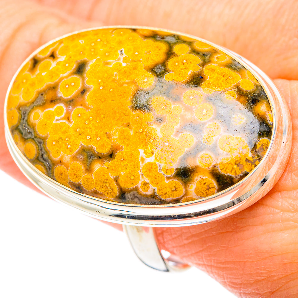 Ocean Jasper Rings handcrafted by Ana Silver Co - RING90928