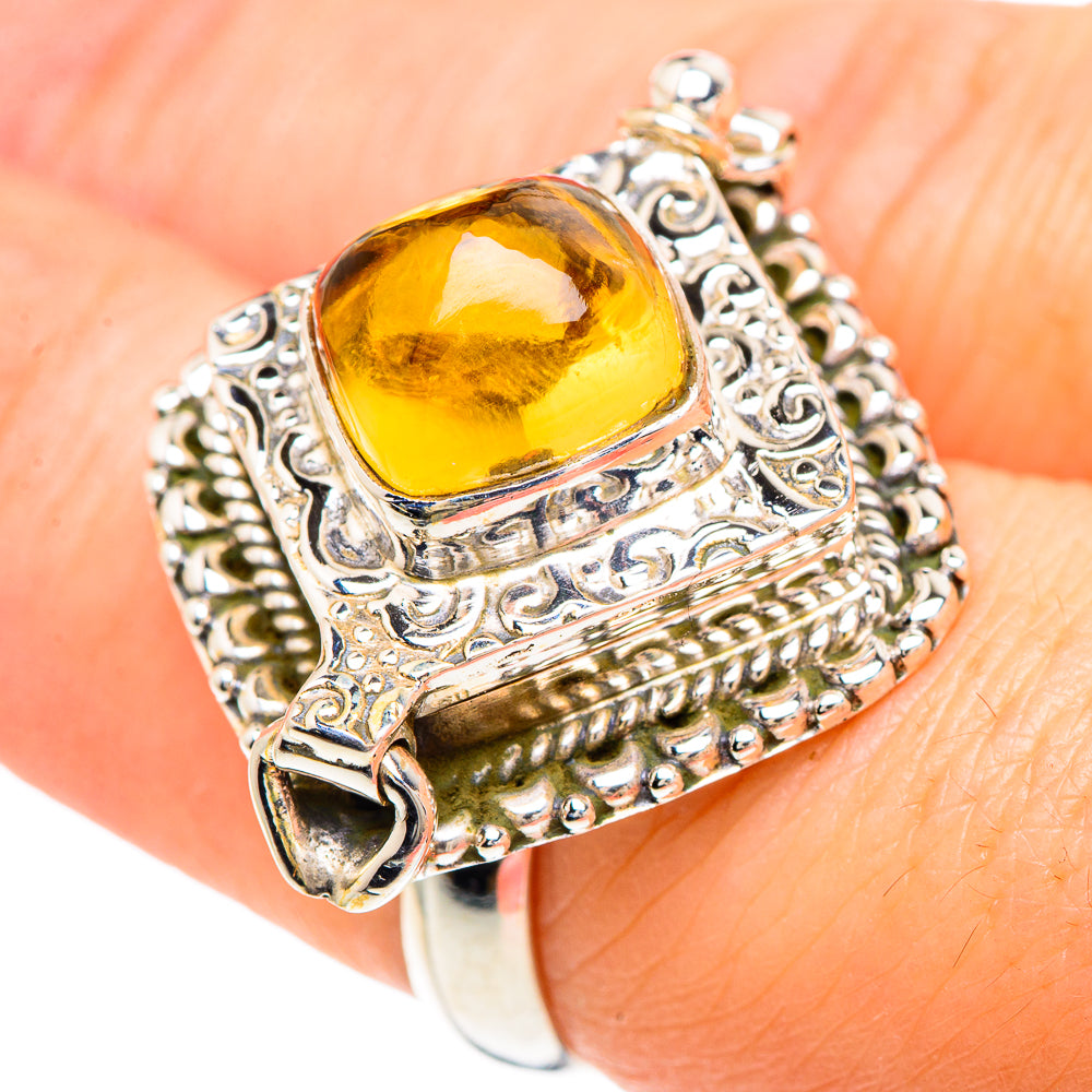 Citrine Rings handcrafted by Ana Silver Co - RING90933