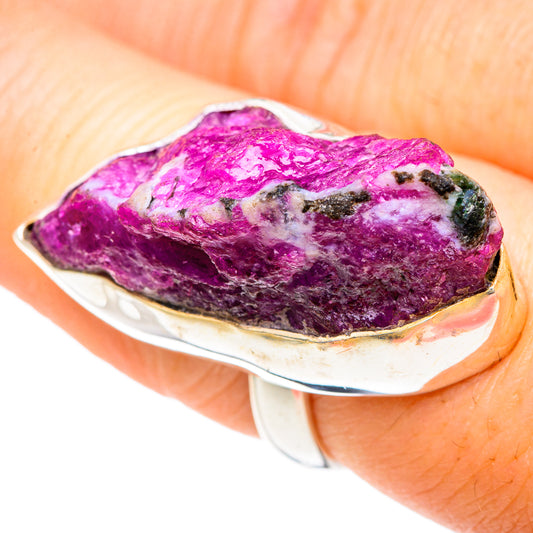 Ruby Fuchsite Rings handcrafted by Ana Silver Co - RING90936