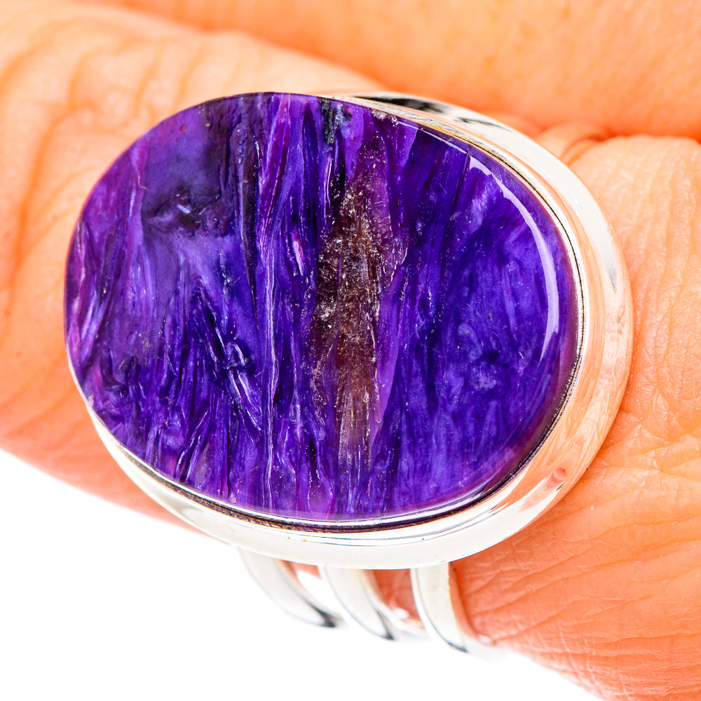 Charoite Rings handcrafted by Ana Silver Co - RING90944