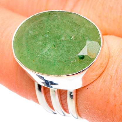 Green Aventurine Rings handcrafted by Ana Silver Co - RING90969