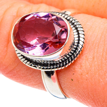 Color Change Alexandrite Rings handcrafted by Ana Silver Co - RING90976