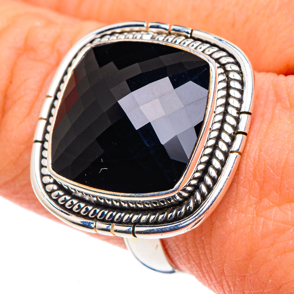Black Onyx Rings handcrafted by Ana Silver Co - RING90978