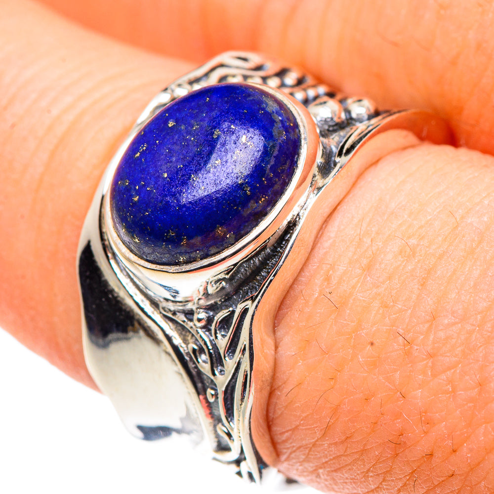 Lapis Lazuli Rings handcrafted by Ana Silver Co - RING90993