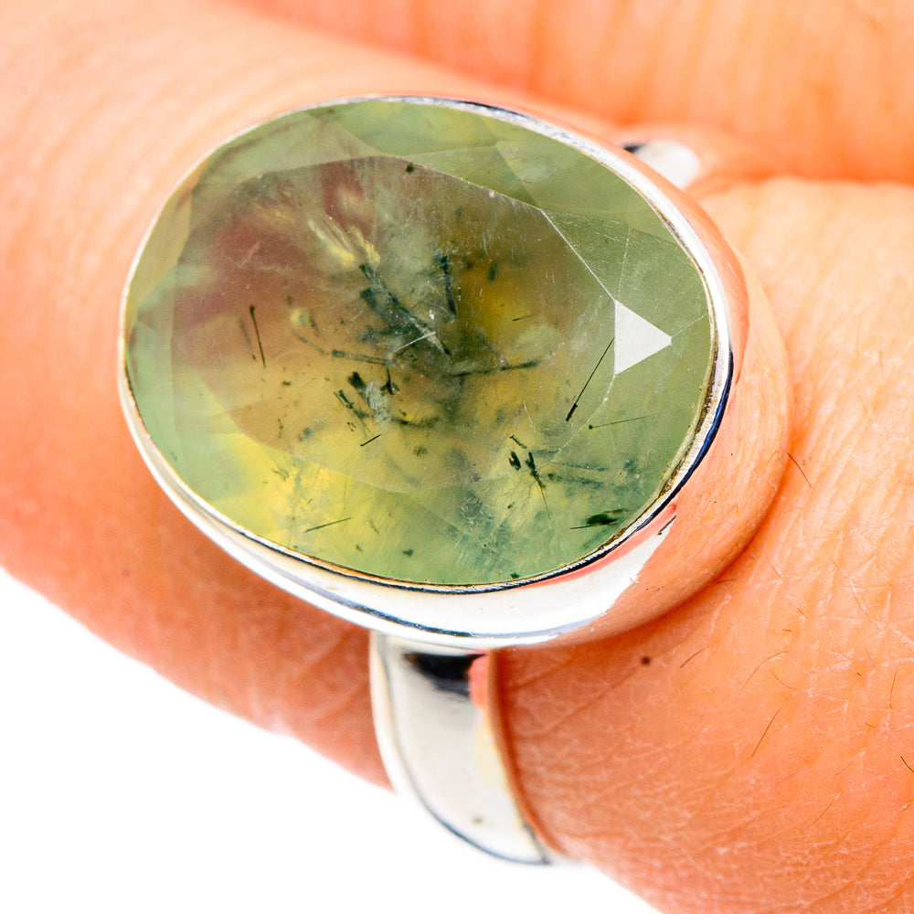 Prehnite Rings handcrafted by Ana Silver Co - RING90996