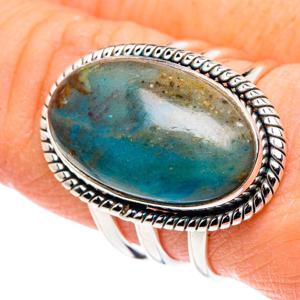 Peruvian Opal Rings handcrafted by Ana Silver Co - RING91025
