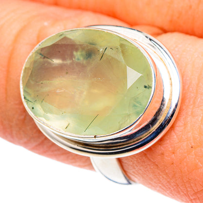 Prehnite Rings handcrafted by Ana Silver Co - RING91035