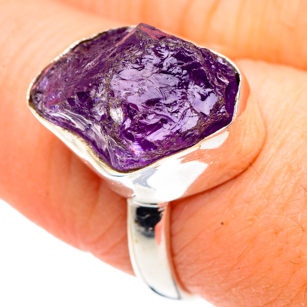 Amethyst Rings handcrafted by Ana Silver Co - RING91054