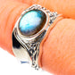 Labradorite Rings handcrafted by Ana Silver Co - RING91067