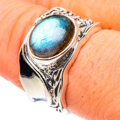 Labradorite Rings handcrafted by Ana Silver Co - RING91067