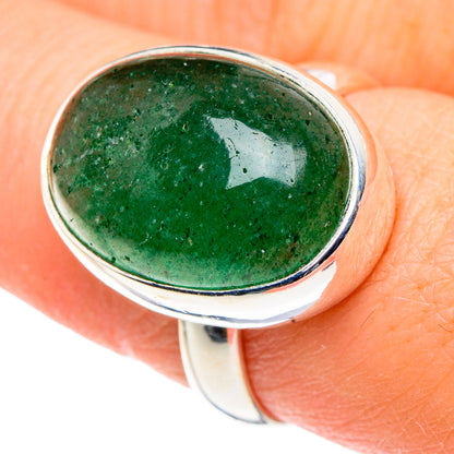 Green Aventurine Rings handcrafted by Ana Silver Co - RING91068