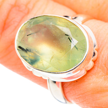 Prehnite Rings handcrafted by Ana Silver Co - RING91069