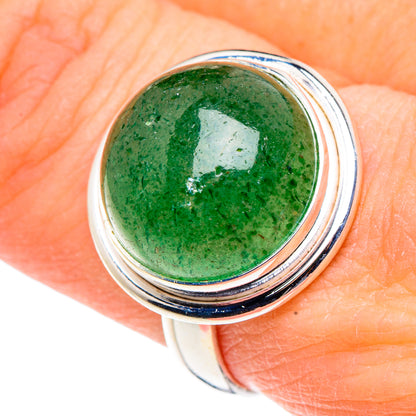 Green Aventurine Rings handcrafted by Ana Silver Co - RING91077