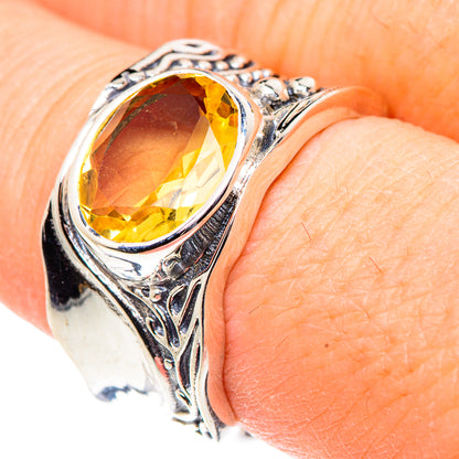 Citrine Rings handcrafted by Ana Silver Co - RING91078