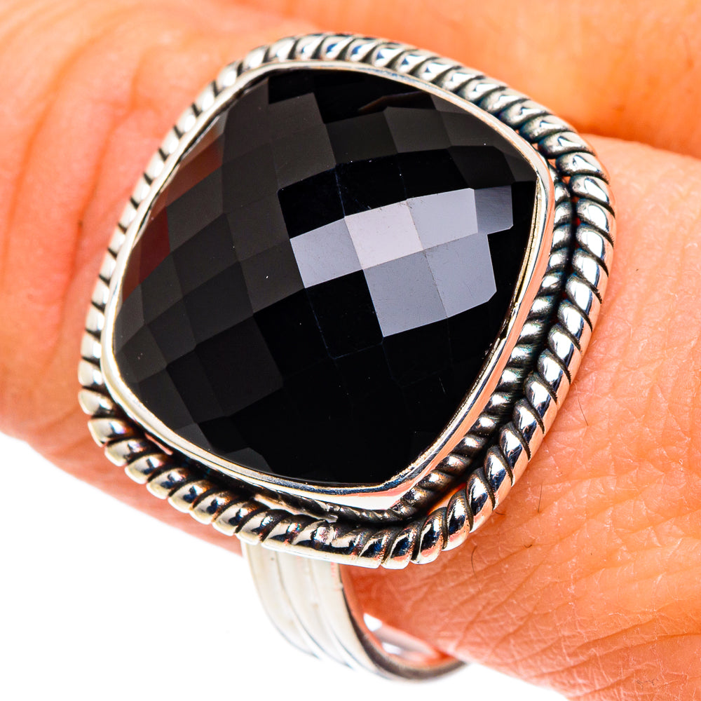 Black Onyx Rings handcrafted by Ana Silver Co - RING91088