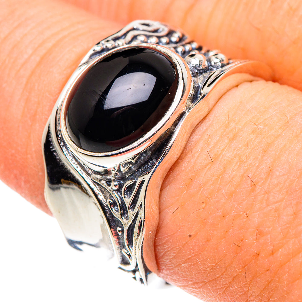 Black Onyx Rings handcrafted by Ana Silver Co - RING91089