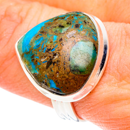 Peruvian Opal Rings handcrafted by Ana Silver Co - RING91095