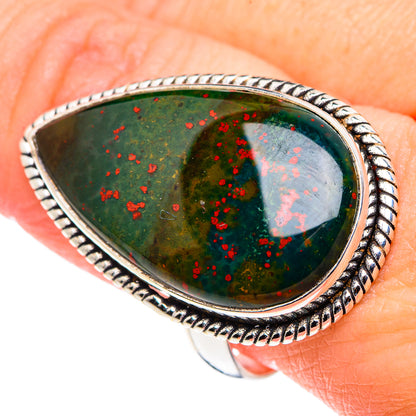 Bloodstone Rings handcrafted by Ana Silver Co - RING91105