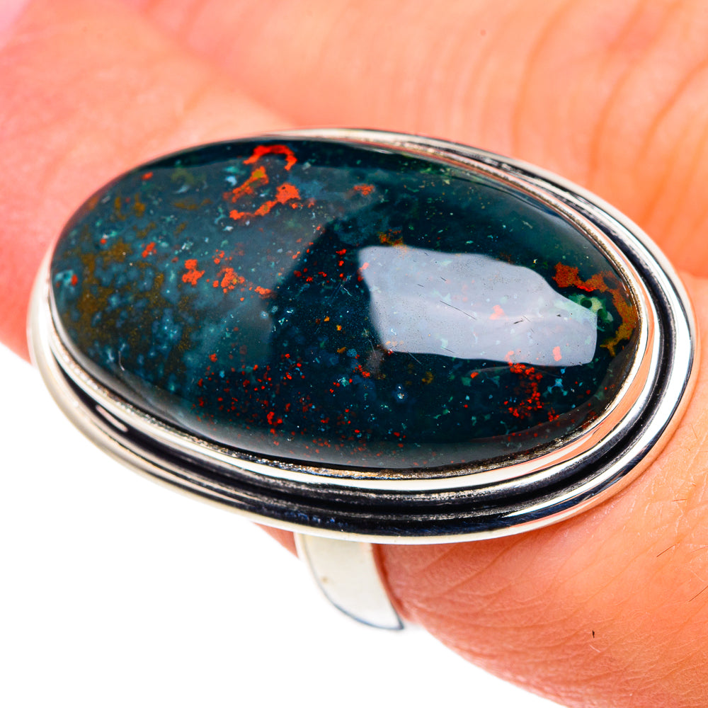 Bloodstone Rings handcrafted by Ana Silver Co - RING91107