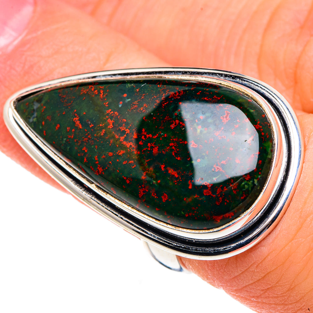 Bloodstone Rings handcrafted by Ana Silver Co - RING91109