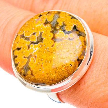 Ocean Jasper Rings handcrafted by Ana Silver Co - RING91118