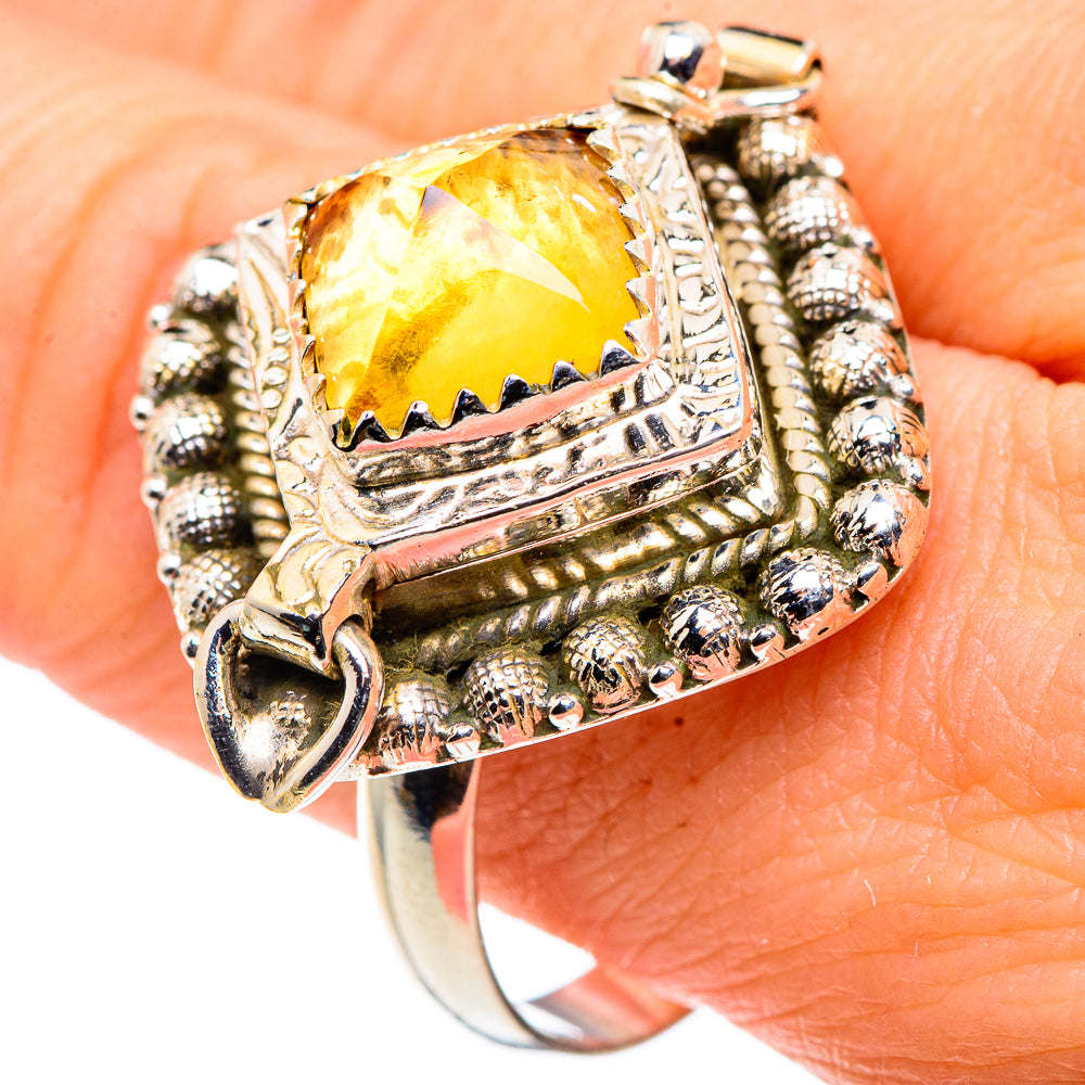 Citrine Rings handcrafted by Ana Silver Co - RING91121