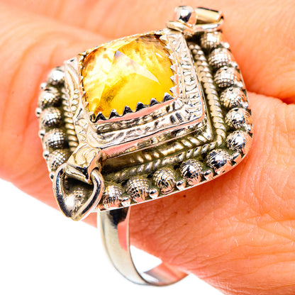 Citrine Rings handcrafted by Ana Silver Co - RING91121