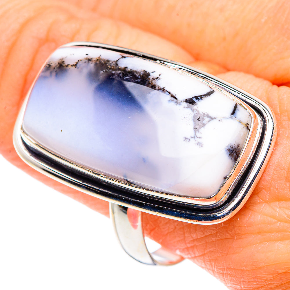Dendritic Opal Rings handcrafted by Ana Silver Co - RING91134
