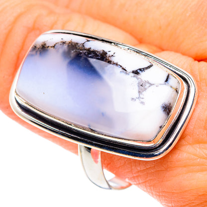 Dendritic Opal Rings handcrafted by Ana Silver Co - RING91134
