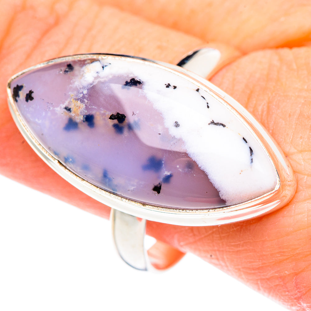 Dendritic Opal Rings handcrafted by Ana Silver Co - RING91142