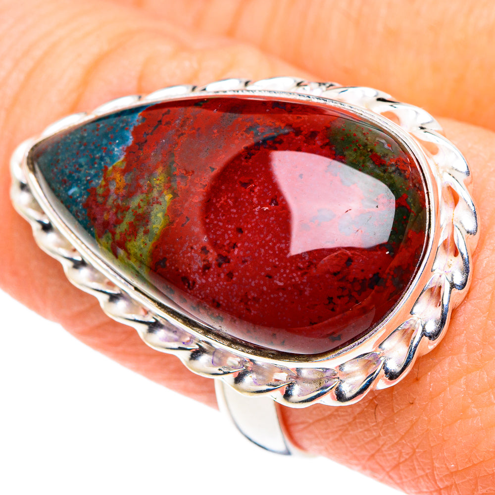 Bloodstone Rings handcrafted by Ana Silver Co - RING91144