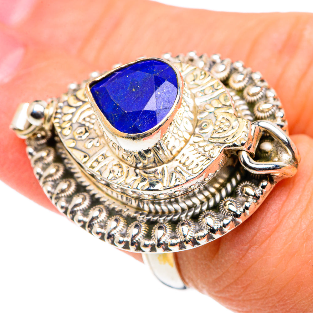 Lapis Lazuli Rings handcrafted by Ana Silver Co - RING91152