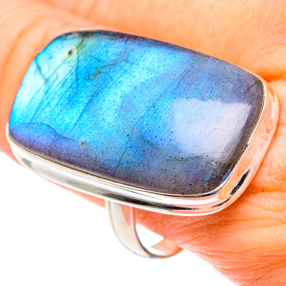 Labradorite Rings handcrafted by Ana Silver Co - RING91154