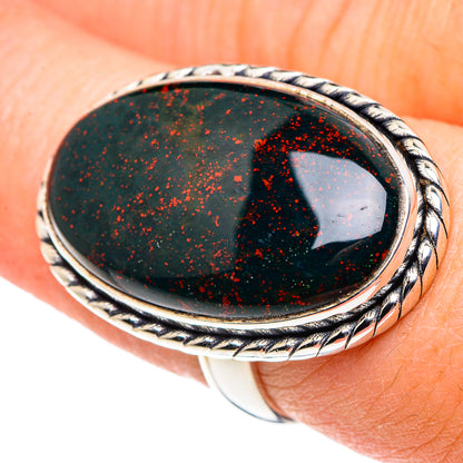 Bloodstone Rings handcrafted by Ana Silver Co - RING91163