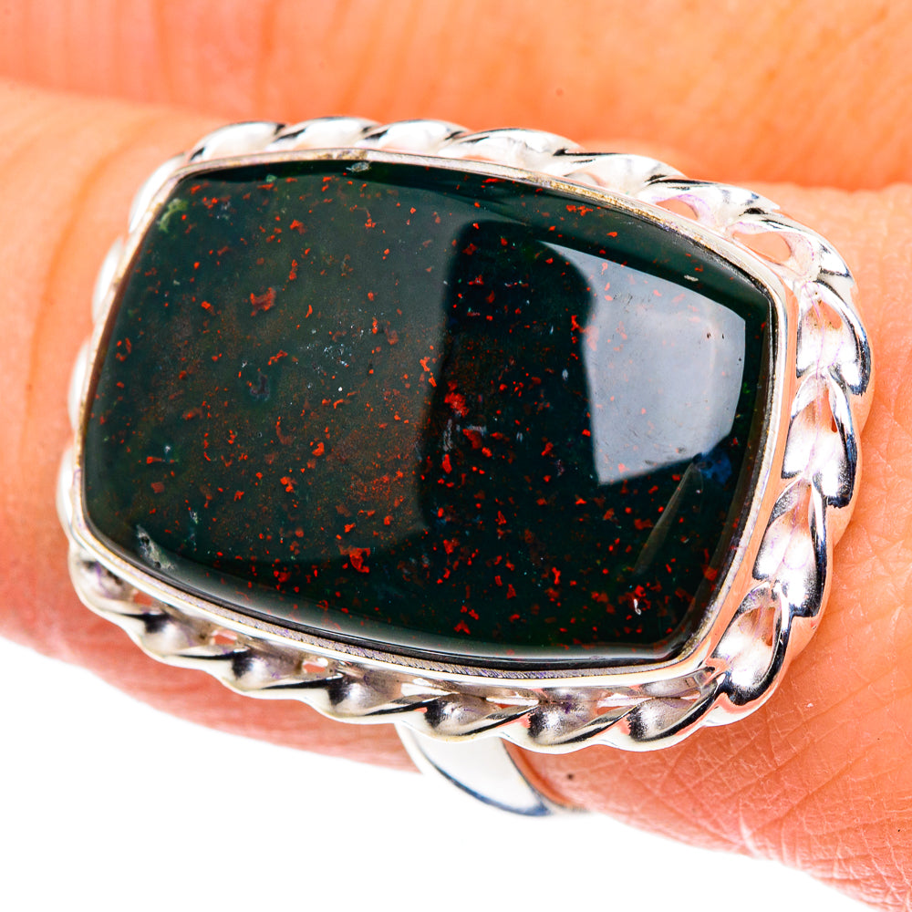 Bloodstone Rings handcrafted by Ana Silver Co - RING91164