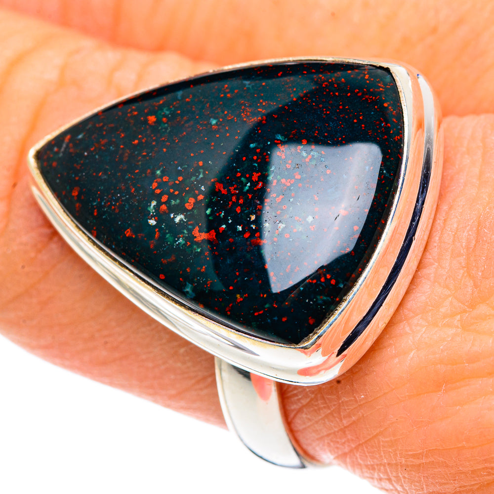 Bloodstone Rings handcrafted by Ana Silver Co - RING91167