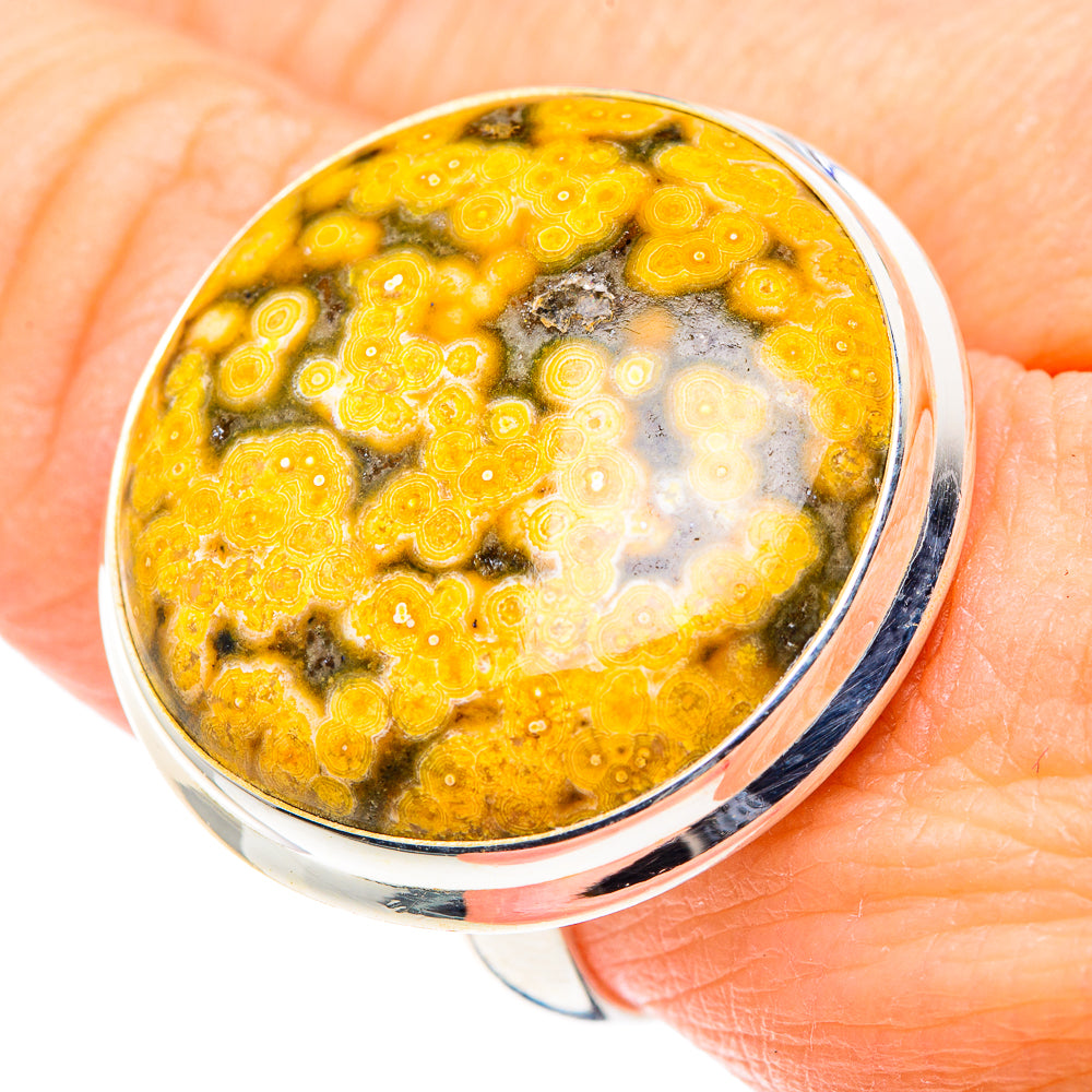 Ocean Jasper Rings handcrafted by Ana Silver Co - RING91169