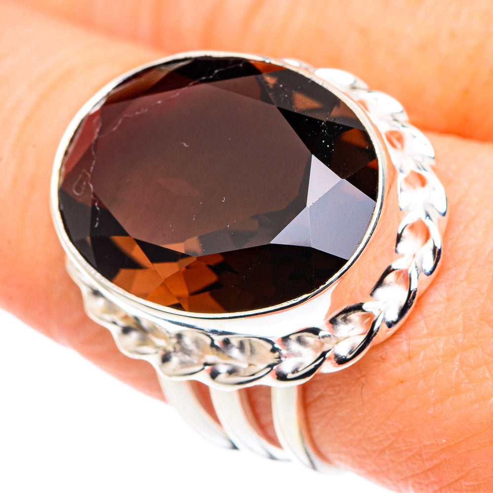 Smoky Quartz Rings handcrafted by Ana Silver Co - RING91170