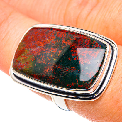 Bloodstone Rings handcrafted by Ana Silver Co - RING91212