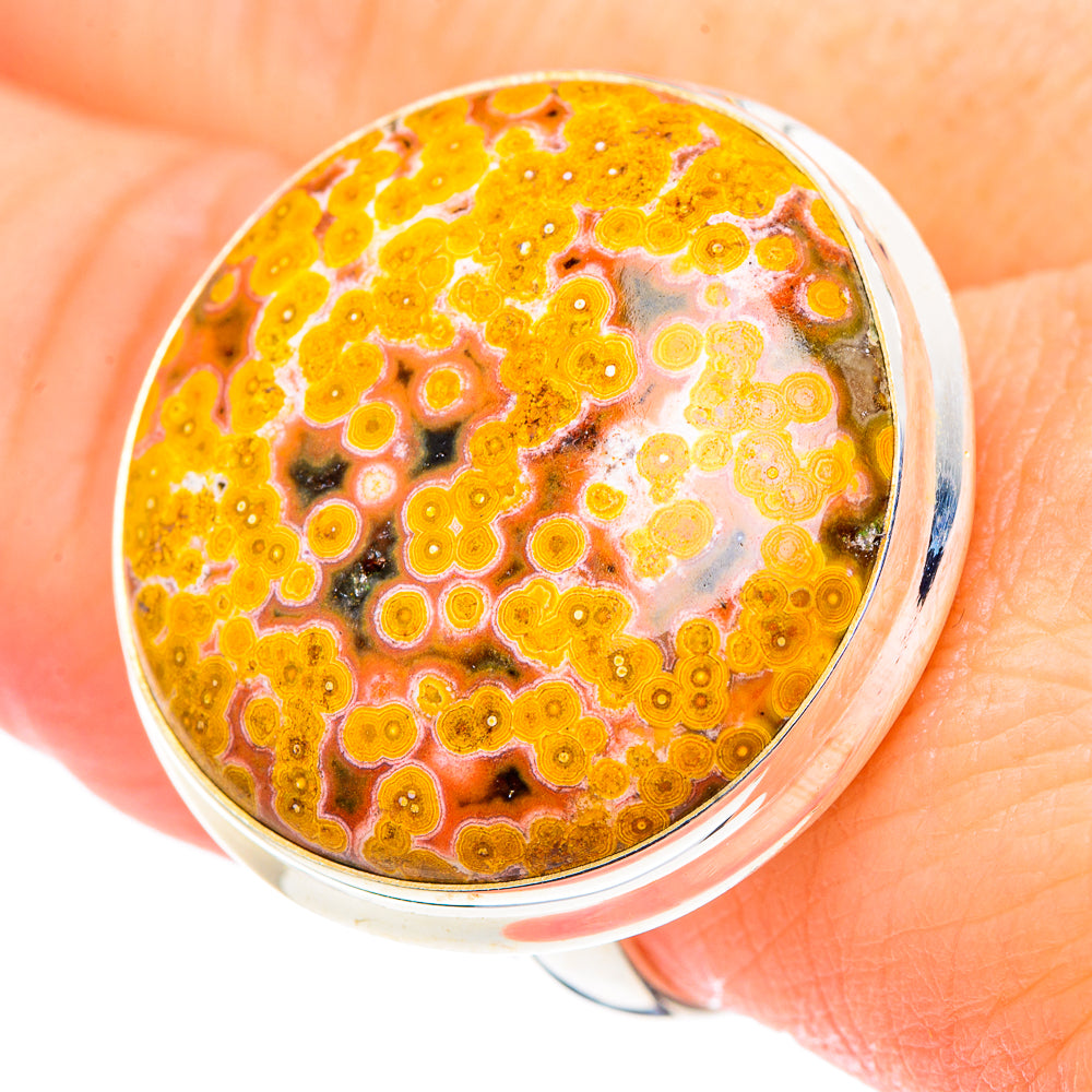 Ocean Jasper Rings handcrafted by Ana Silver Co - RING91217