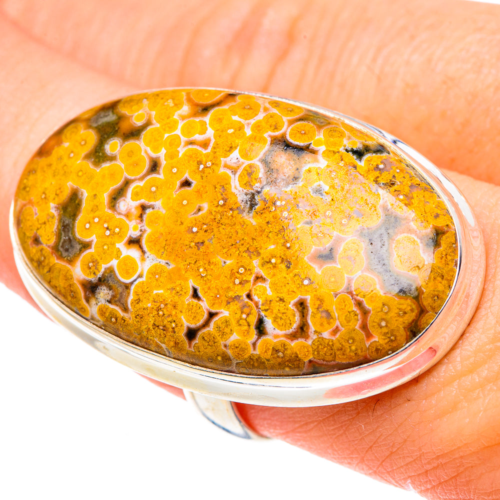 Ocean Jasper Rings handcrafted by Ana Silver Co - RING91218