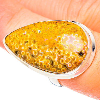 Ocean Jasper Rings handcrafted by Ana Silver Co - RING91224