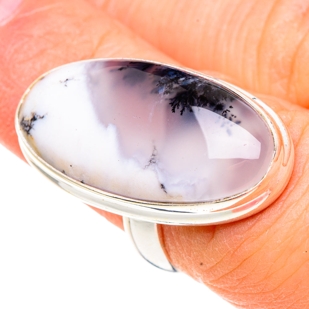 Dendritic Opal Rings handcrafted by Ana Silver Co - RING91236