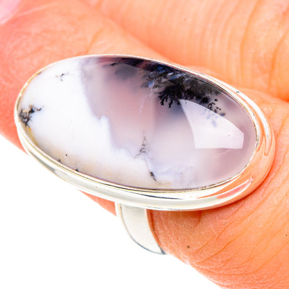 Dendritic Opal Rings handcrafted by Ana Silver Co - RING91236